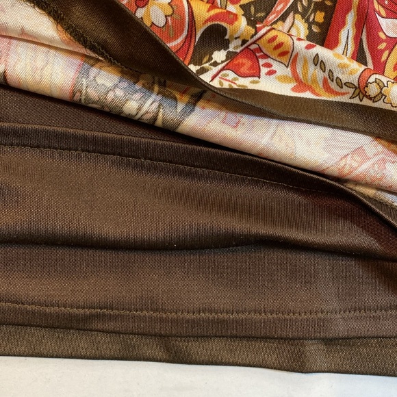 Talbots 100% Silk Sleeveless Top Mixed Floral/Paisley Print Size 14 Petite - Picture 7 of 9